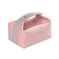 cosmetic storage bag female red canvas wash bag